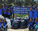 Beach clean-up by NSS Units